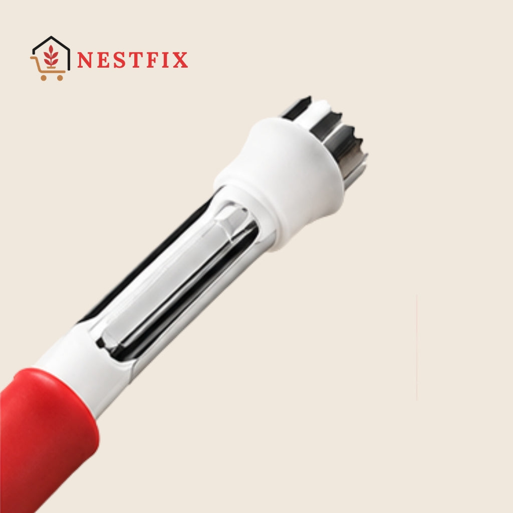 NestFix CorePeel™ 2-in-1 Fruit Corer & Peeler | Apple & Fruit Kitchen Tool