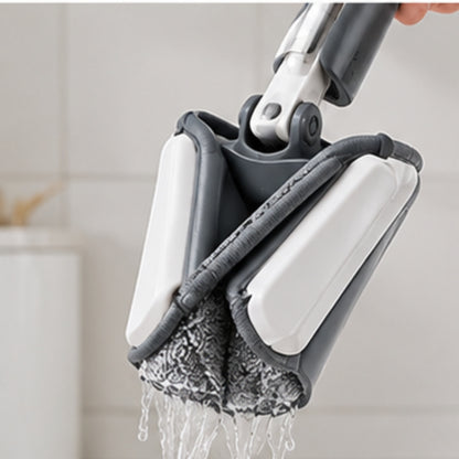 NestFix FlexiClean™ Self-Wringing X-Mop | 360° Flat Floor Cleaner