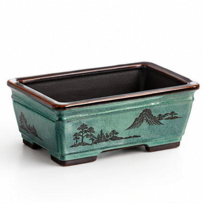 NestFix™ Bonsai Planter Pot – Decorative Ceramic Pot for Home & Desk