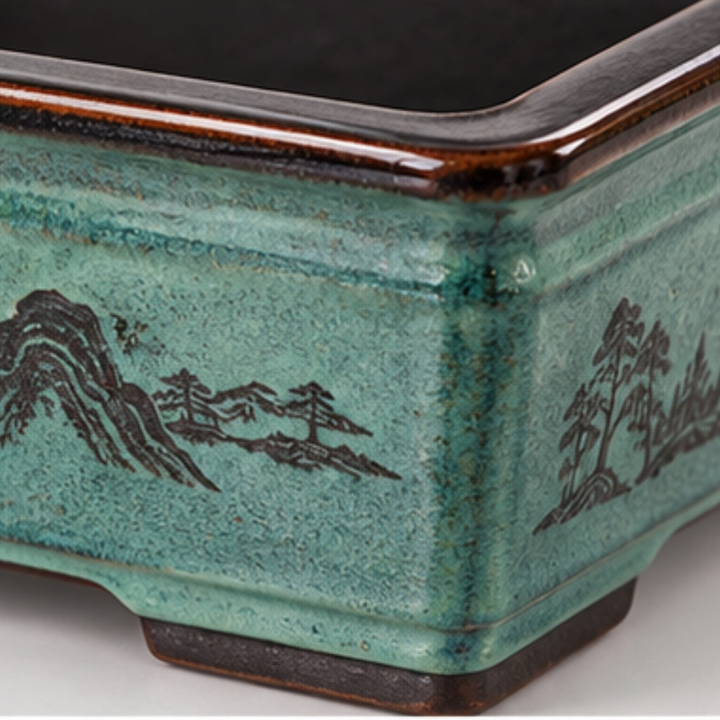 NestFix™ Bonsai Planter Pot – Decorative Ceramic Pot for Home & Desk