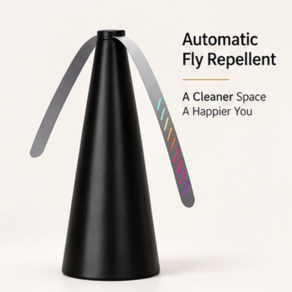 NestFix FlyShield™ Automatic Fly Repellent Fan | Portable Fly Protection for Dining & Outdoor Use